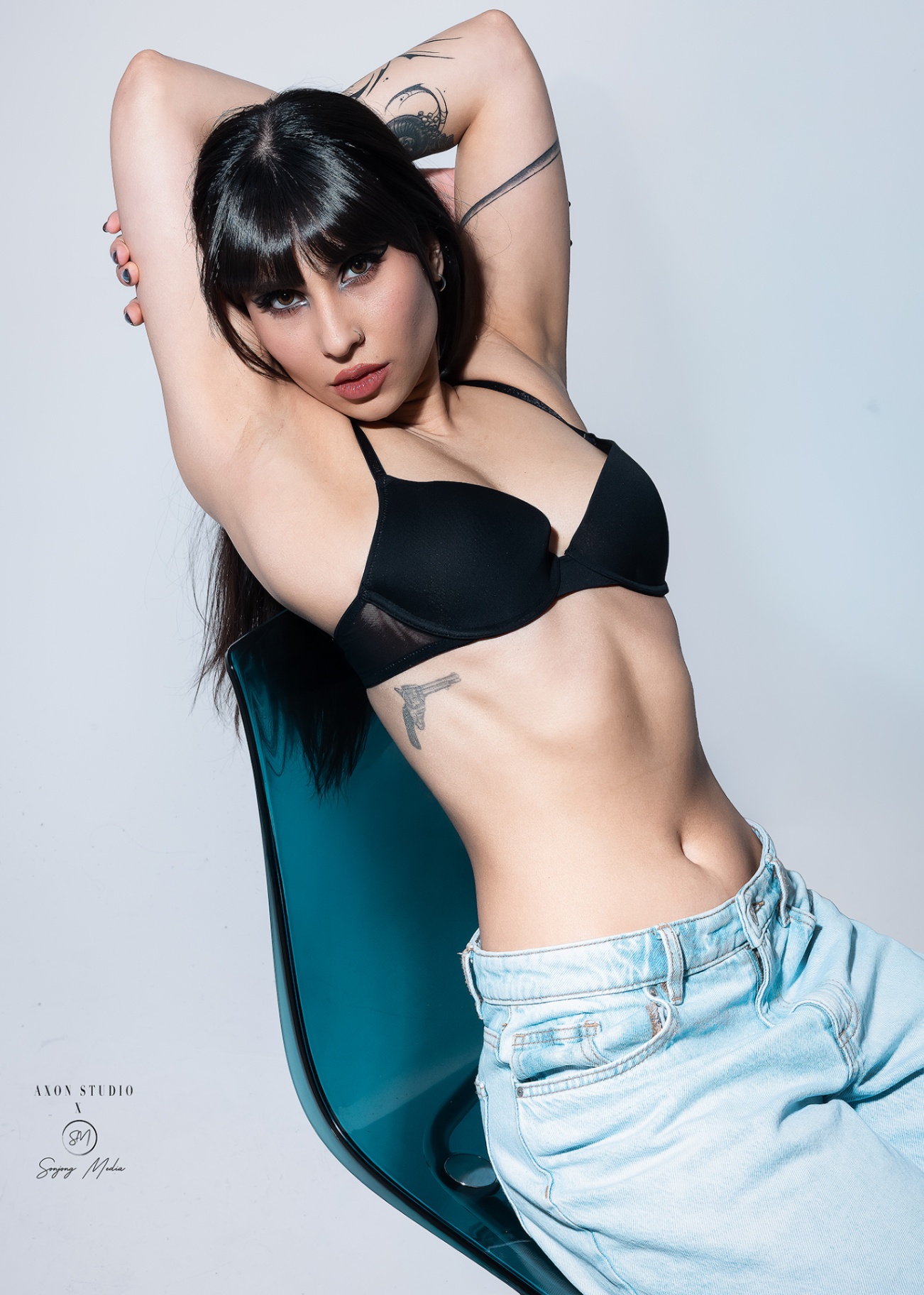 Bangs on chair